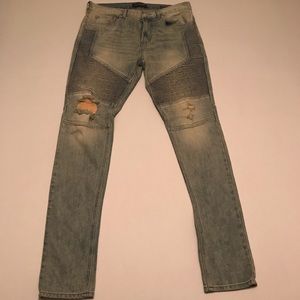 Pacsun Stacked Skinny 32 x 32 Washed Denim Jeans